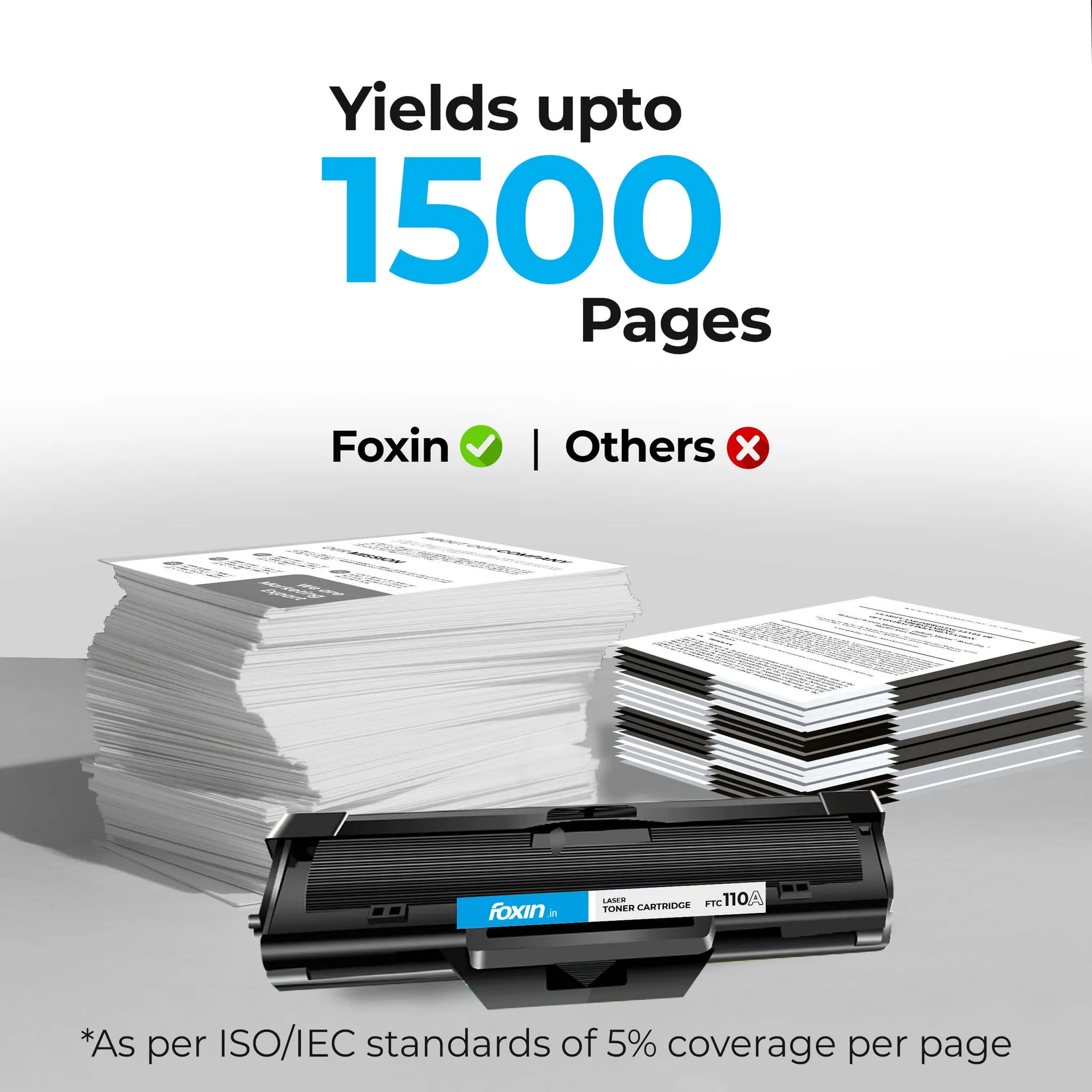 Foxin Compatible Laser Cartridge For HP 110A view 6